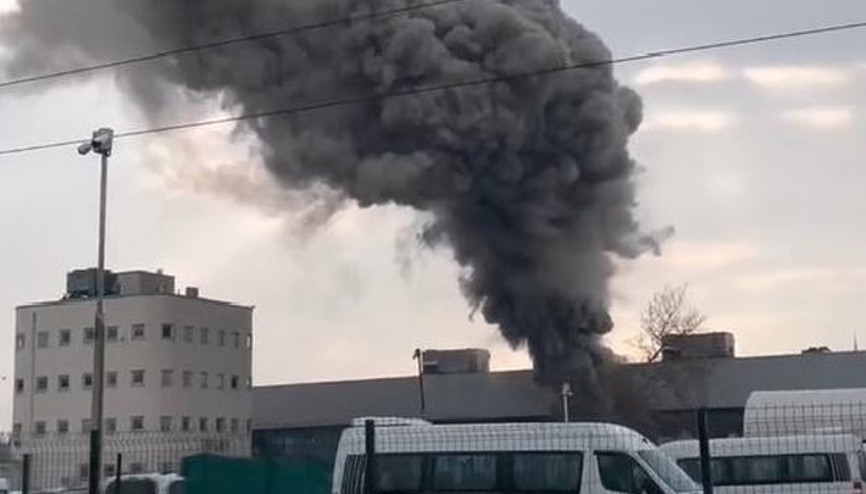 Bursada otobüs terminalinde korkutan yangın