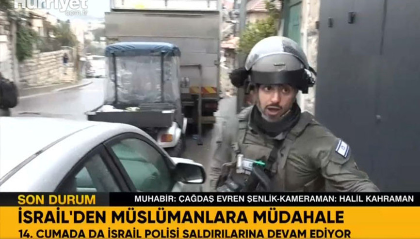 İsrailden canlı yayında CNN TÜRKe müdahale