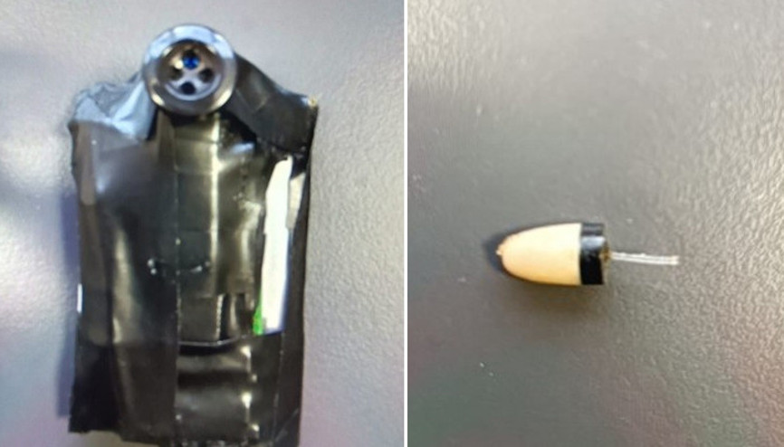 Kütahyada ehliyet sınavında pes dedirten kopya yöntemi: Gömlek düğmesine kamera, kulağına böcek yerleştirmiş