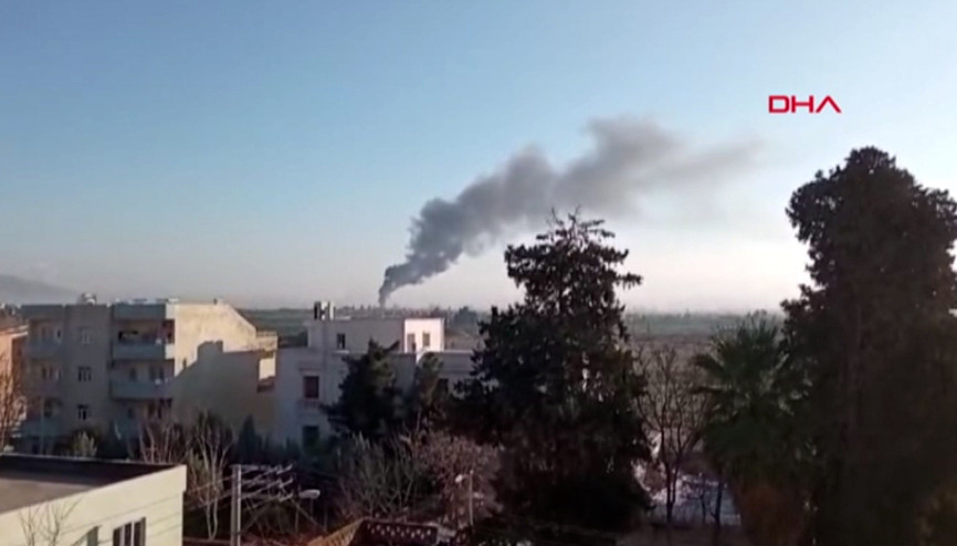 Suriyenin kuzeyindeki Kamışlıda terör hedefleri vuruluyor