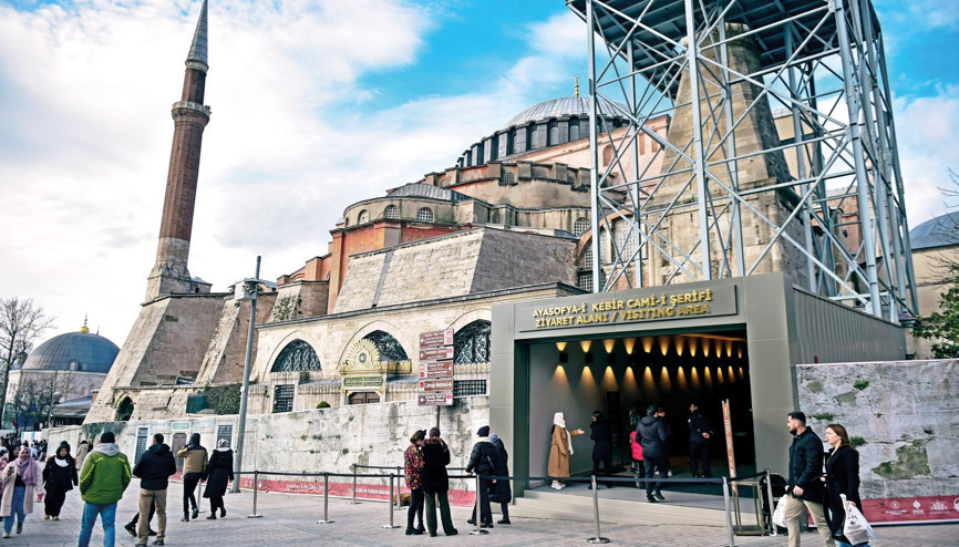 Ayasofya turiste 25 Euro