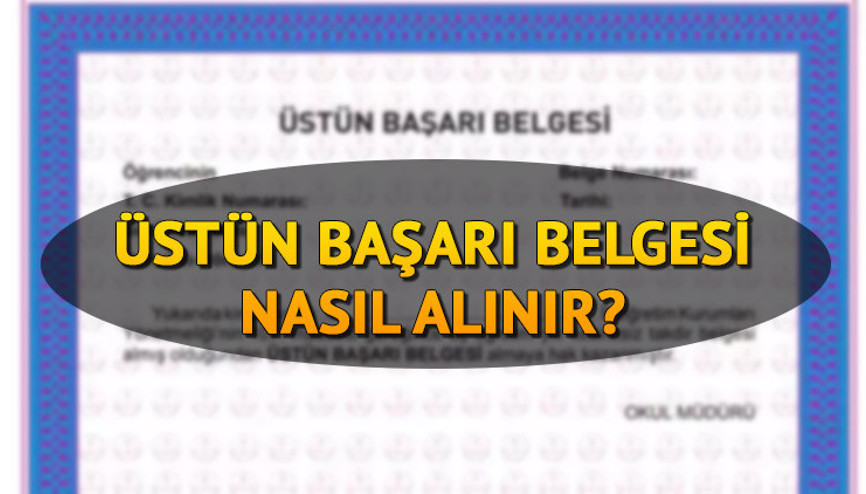 ÜSTÜN BAŞARI BELGESİ ALMA KOŞULLARI 2026 || 2025-2026 başarı belgesi kimlere verilir MEB Üstün başarı belgesi nasıl alınır