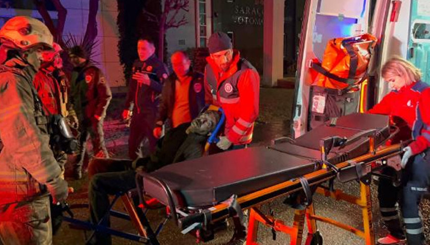 Ümraniye Sanayi Sitesindeki iş yerinde yangın