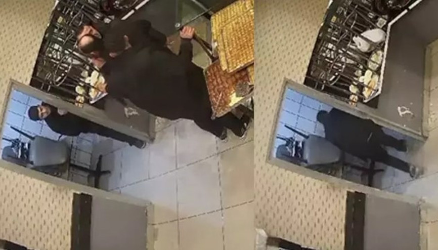Kağıthane’de tatlıcıda yaşanan korku dolu anlara ait yeni görüntüler ortaya çıktı