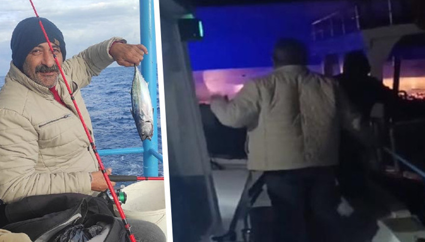 Teknede balık tutarken kalp krizi geçirerek hayatını kaybetti
