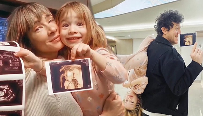 Güzel haberi ağlayarak verdi... Ünlü çiftten ikinci çocuk müjdesi