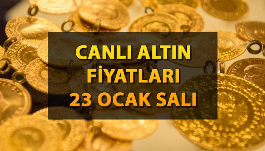 Canlı altın fiyatları 23 Ocak 2024: Bugün altın ne kadar, kaç TL İşte, gram altın, çeyrek altın ve yarım altın fiyatları…