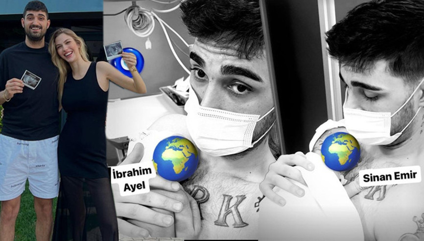 İkizler doğdu... İdo Tatlısesten oğulları ile ilk poz