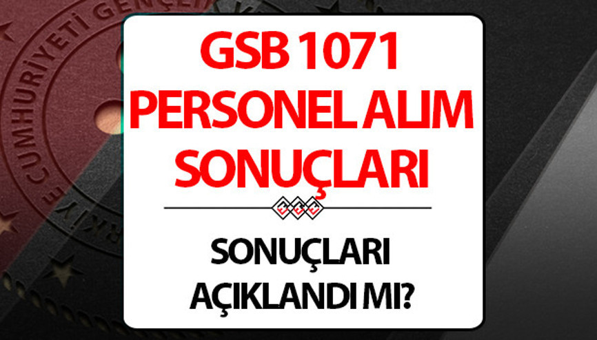 GENÇLİK ÇALIŞANI ALIM SONUÇLARI SORGULAMA VE ÖĞRENME EKRANI: E-DEVLET Gençlik ve Spor Bakanlığı personel alımı sonuçları 2024