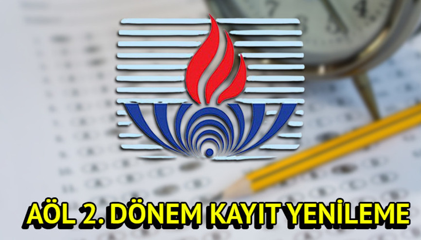 AÖL KAYIT YENİLEME NE ZAMAN 2024 | Açık lise ikinci dönem sınavları ne zaman yapılacak Açık Öğretim Lisesi (AÖL) 2. dönem kayıt yenileme tarihleri belli oldu İşte sınav takvimi