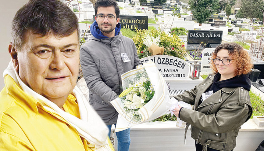 Ferdi Özbeğen kabri  aşında anıldı