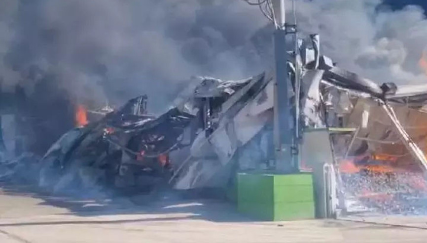 Mersin’de narenciye paketleme tesisinde yangın