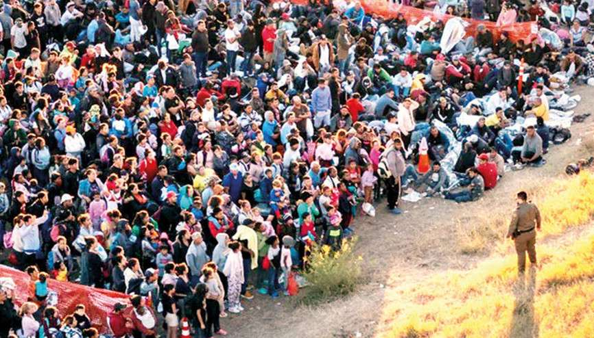 Teksas sınırı ABD’yi ikiye böldü Hürriyet kriz bölgesinde