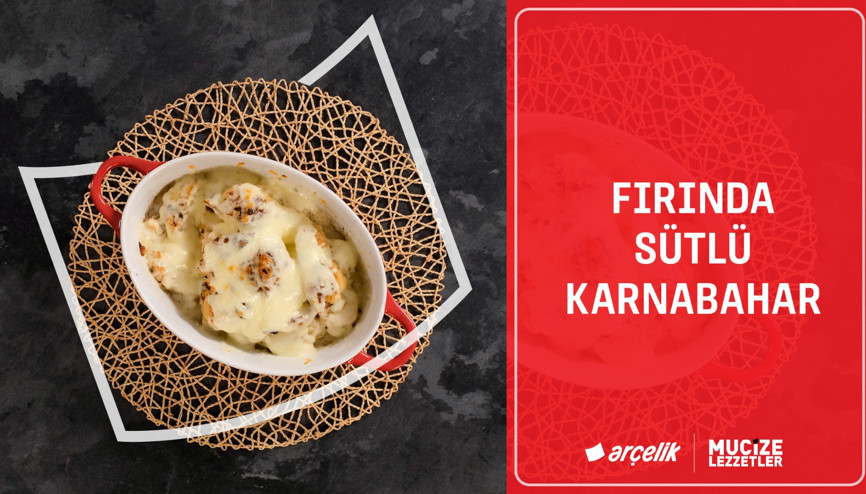 Fırında sütlü karnabahar tarifi | Mucize Lezzetler