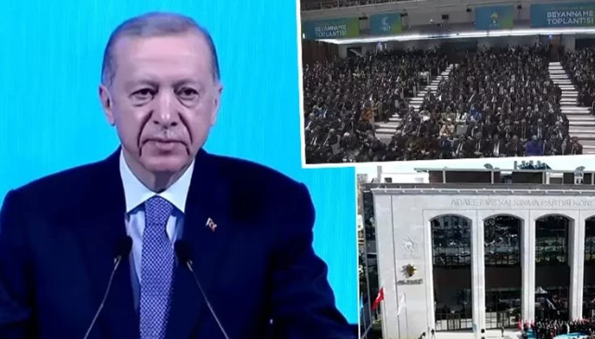 Cumhurbaşkanı Erdoğan, AK Partinin seçim beyannamesini açıkladı Cumhurbaşkanı Erdoğan, AK Partinin seçim beyannamesini açıkladı