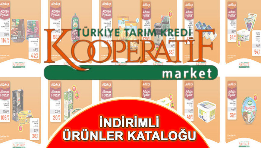 Tarım Kredi 30 Ocak-1 Şubat indirimli ürünler listesi RAFLARDA ||  Tarım Kredi Kooperatif marketlerinde hangi ürünler indirimli (YENİ KATALOG)