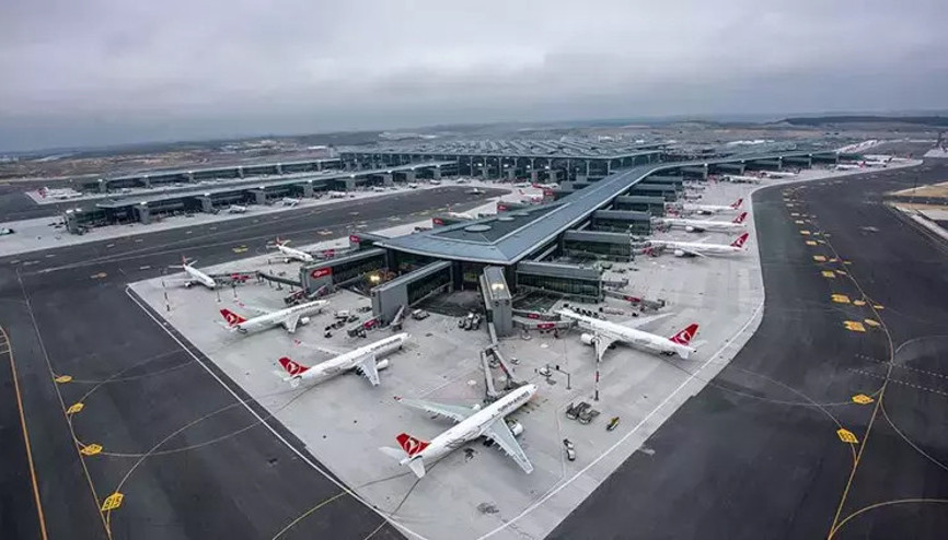 İstanbul Havalimanı bin 301 uçuşla Avrupanın en yoğun havalimanı oldu