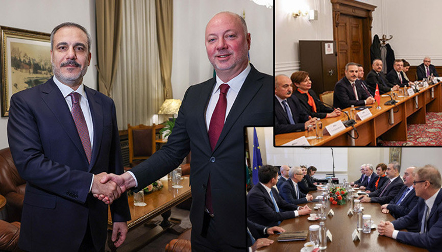 Dışişleri Bakanı Fidan, Bulgaristanda resmi temaslarda bulundu