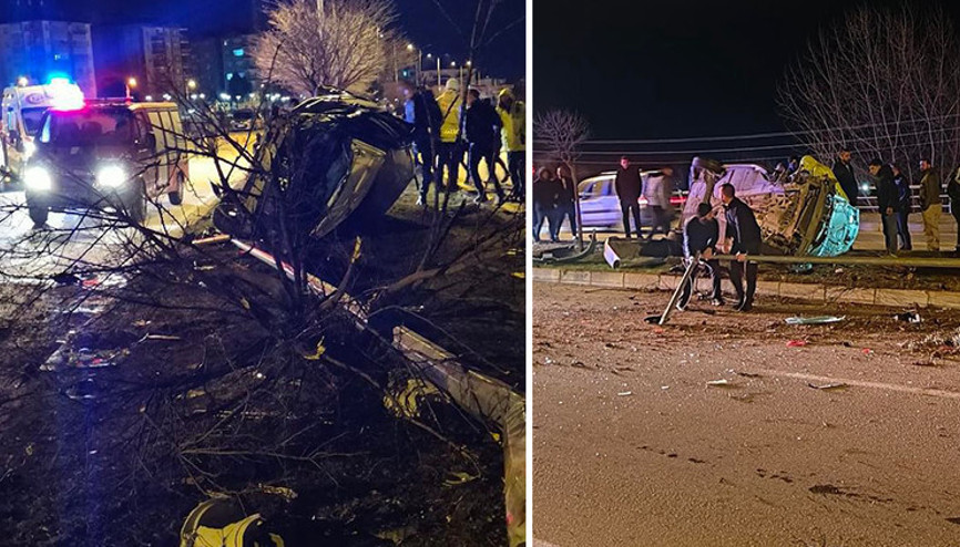 Tokatta yola çıkan köpek, trafik kazasına neden oldu Beş yaralı