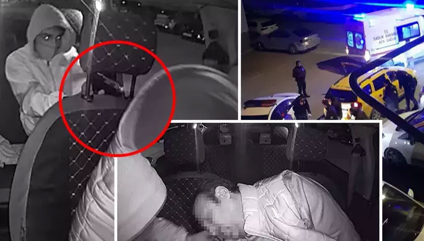 Soğukta bekleyip üşümesin diye aldığı yolcu tarafından silahlı saldırıya uğradı