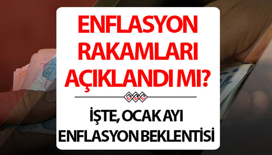 Ocak ayı enflasyon rakamları ne zaman açıklanacak İşte, Ocak 2024 enflasyon beklentisi