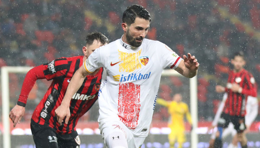 Gaziantep FK 1-1 Kayserispor (Maç özeti)