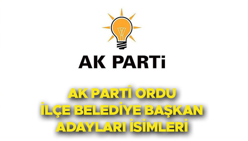 AK Parti Ordu Belediye Başkan Adayları isim listesi 2024 | AK Parti Ordu ilçe belediye başkan adayları kimler oldu İşte Ünye, Fatsa, Mesudiye ve ilçe ilçe adayların isimleri AK Parti Ordu Belediye Başkan Adayları isim listesi 2024 | AK Parti Ordu ilçe belediye başkan adayları kimler oldu İşte Ünye, Fatsa, Mesudiye ve ilçe ilçe adayların isimleri