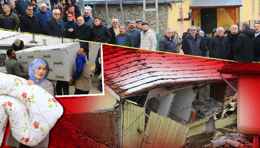 Tokatta heyelanların yaşandığı Günebakan köyü ikiye bölündü