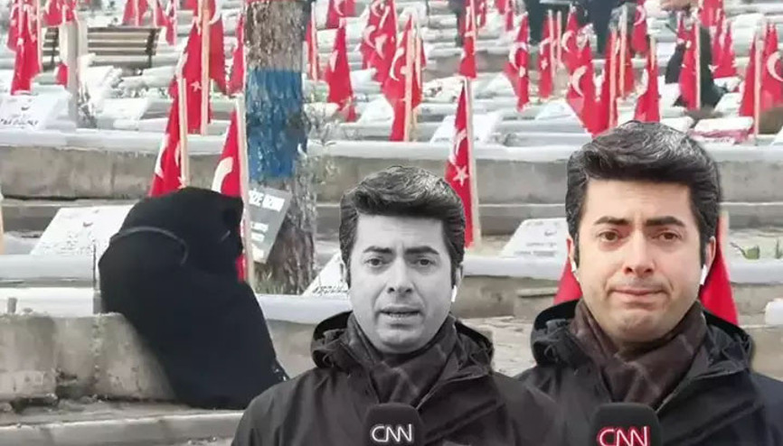 CNN TÜRK canlı yayınında kahreden anlar: Muhabir Emrah Çakmak gözyaşlarını tutamadı