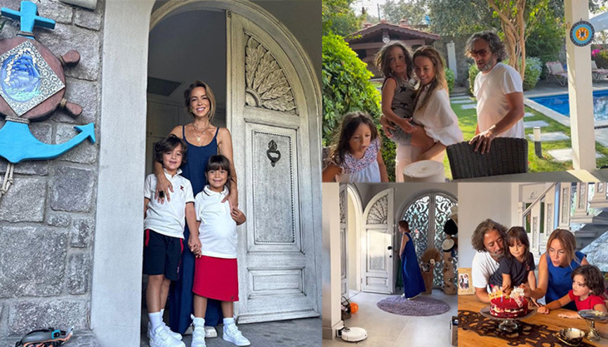 İkiz çocuklarıyla birlikte şehri terk etmişlerdi... Bodrumda yeni hayat