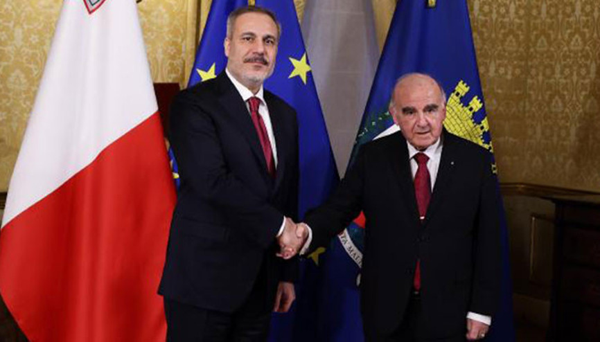 Dışişleri Bakanı Fidan, Malta Cumhurbaşkanı Vella ile bir araya geldi