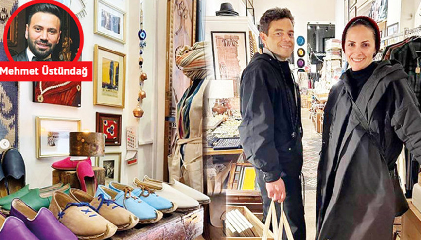 Rami Malek İstanbul’dan ‘çarık’ aldı