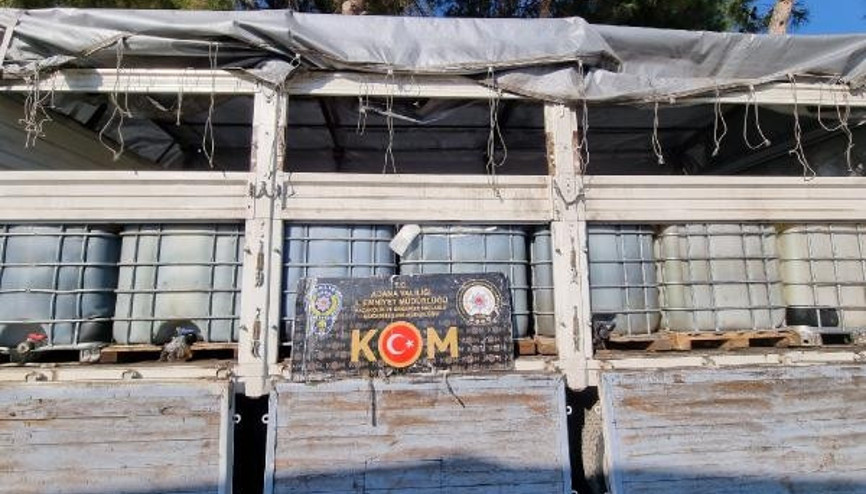 Adana’da 11 bin 400 litre kaçak akaryakıt ele geçirildi