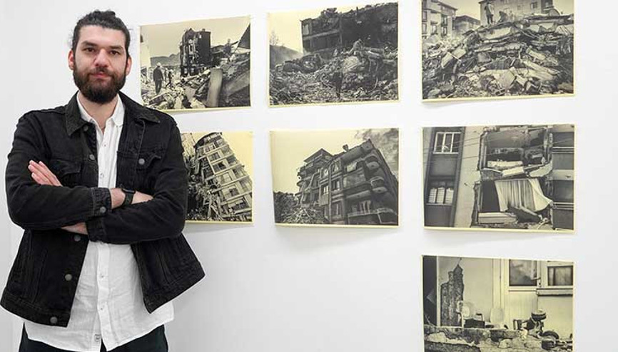 Büyük felaketin fotoğraflarını Londra’da sergiledi