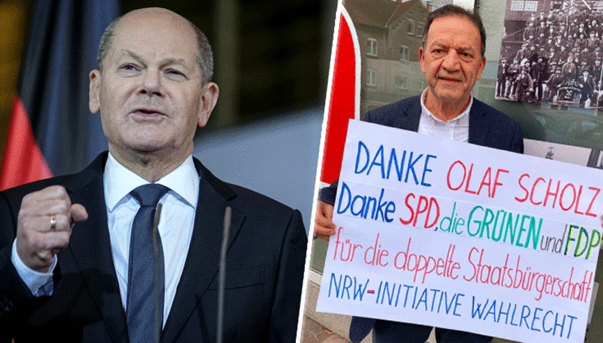 Başbakan Scholz’a teşekkür