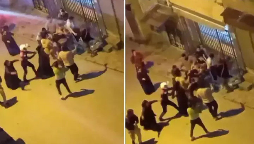 Şişlide iki akraba grubu sokak ortasında sopalarla birbirine girdi Polis, havaya ateş açtı Şişlide iki akraba grubu sokak ortasında sopalarla birbirine girdi Polis, havaya ateş açtı
