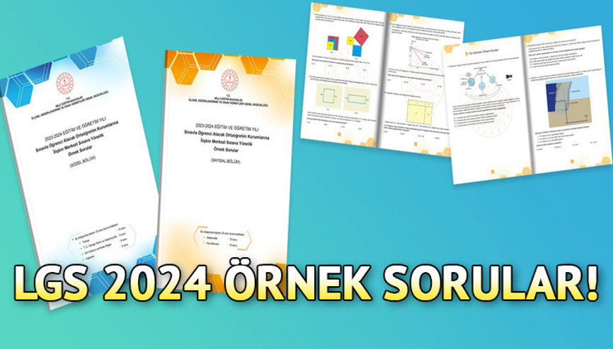 LGS 2024 ÖRNEK SORULAR || Bu yıl LGS ne zaman, hangi tarihte yapılacak MEB paylaştı... Liselere Geçiş Sistemi (LGS) sınavı örnek sınavı PDF görüntüleme ekranı