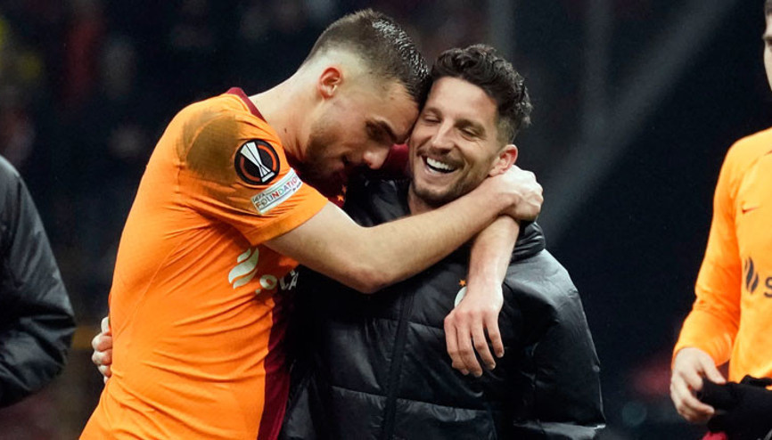 Galatasarayda Mertensten Muslera sözleri: Bizi maçta tuttu