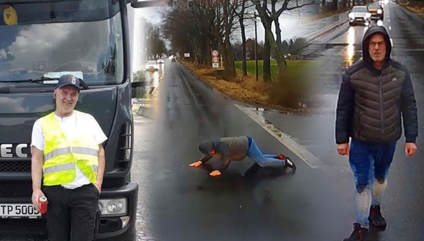 Türk şoförün dikkati, intiharı önledi