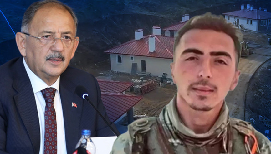 Bakan Özhaseki, Şehit Özdemir’in depremzede ailesine verdiği sözü tuttu: Evimizi bu hafta teslim edeceğiz