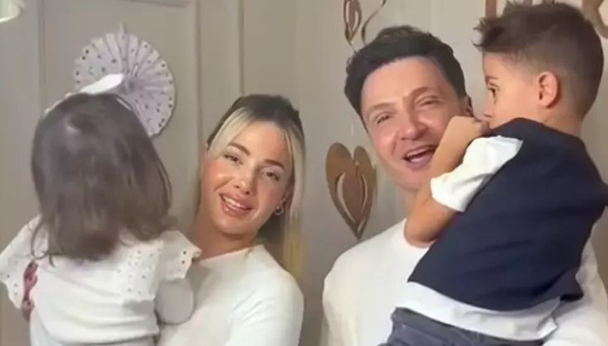 Sinan Özen, ikizleri Neva ve Sanberk’in 4’üncü yaşını kutladı