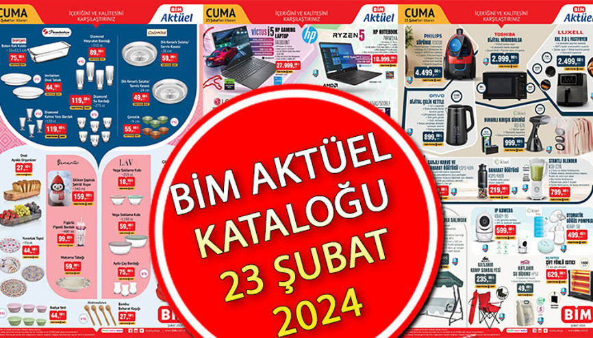 SATIŞA ÇIKIYOR BİM aktüel 23 Şubat 2024 kataloğu tamamı 🛒📌||  BİMde bu hafta cuma neler var Süpürge, Salıncak, Fastfryer, Dijital Microdalga fırın BİMde