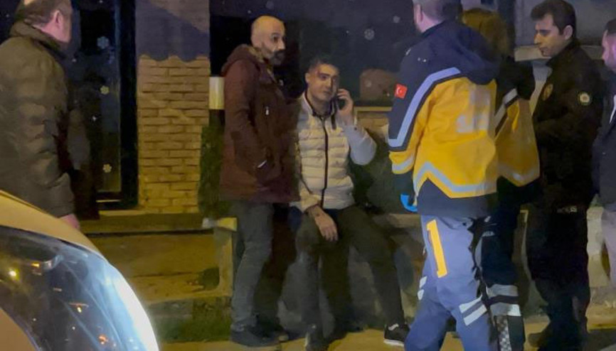 2 gencin yaralandığı kaza aksiyon kamerasında