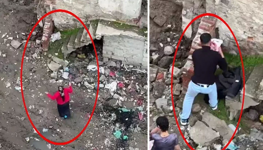 Diyarbakırda bebeğini metruk yapıya bırakan vicdansız anne: Pişmanım