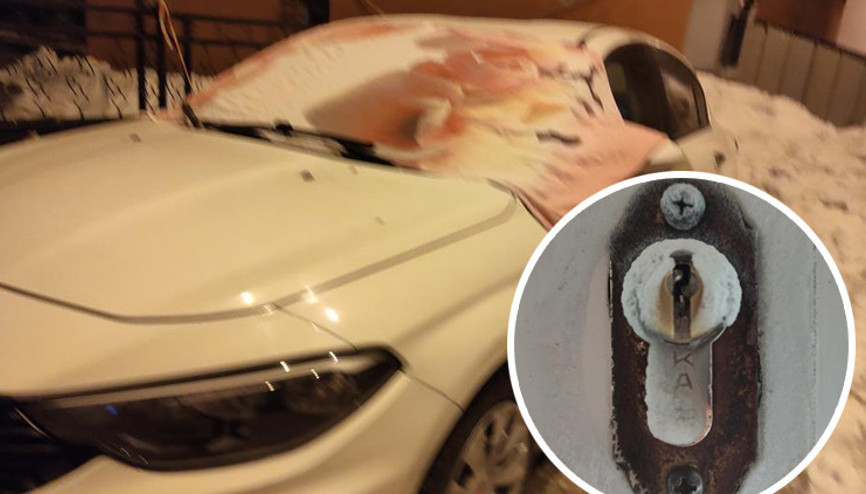 Sibirya soğuklarıyla şehir buz kesti: Araç sahipleri gece nöbet tutuyor