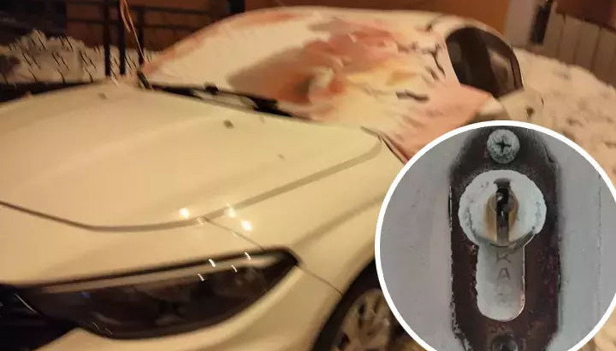 Ardahanda sibirya soğukları... Şehir buz kesti