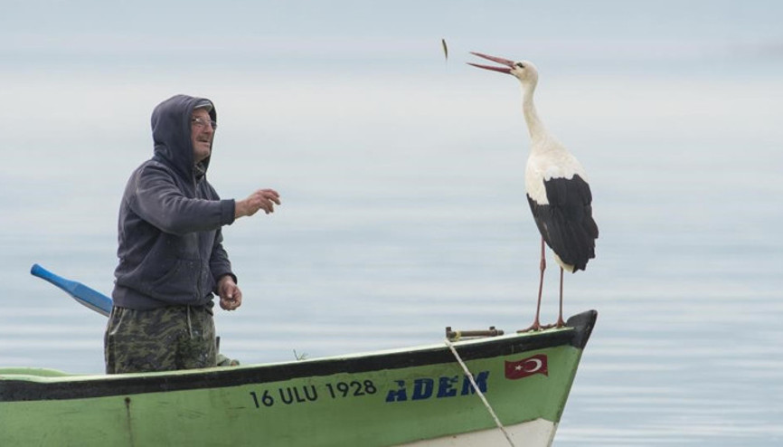 13 yıllık dostluk: Yaren Leylek ile Adem Amca yine bir arada... Çok şükür kavuştuk