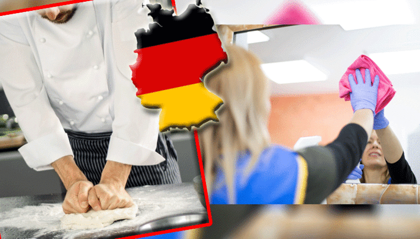 Göçmenler en çok temizlik sektörü ve gastronomide çalışıyor