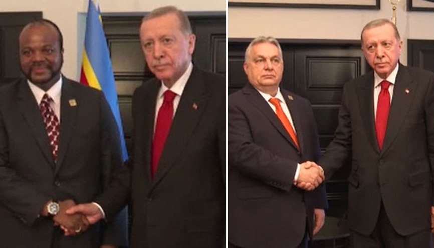 Cumhurbaşkanı Erdoğandan diplomasi trafiği Cumhurbaşkanı Erdoğandan diplomasi trafiği