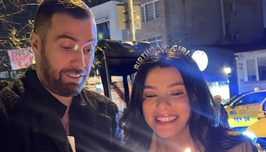 Oğulcan Engin sevgilisi İlayda Alişana doğum günü sürprizi yaptı